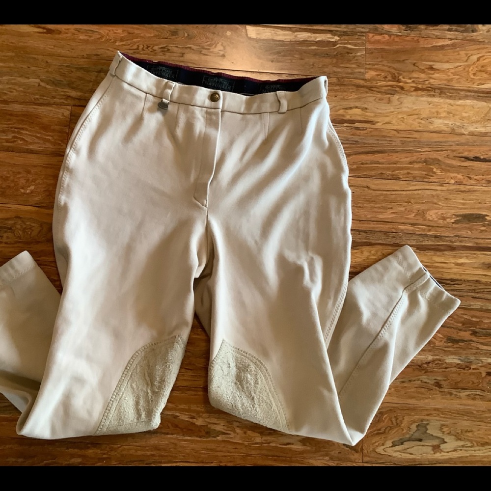 On Course Cotton Naturals Breeches 32 Beige